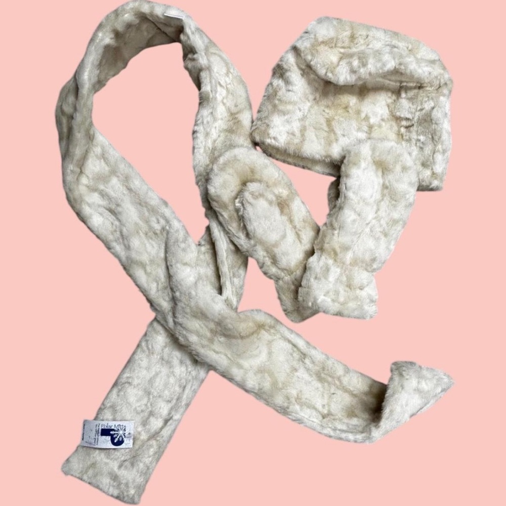 Winter Bundle: Cream Gloves, Scarf, & Hat